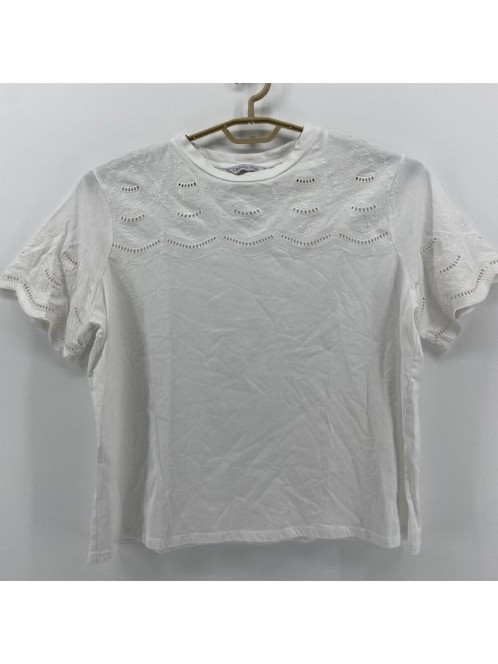 Boho Cottagecore Scalloped Sleeves Embroidered & Eyelet Details Coastal Cowgirl